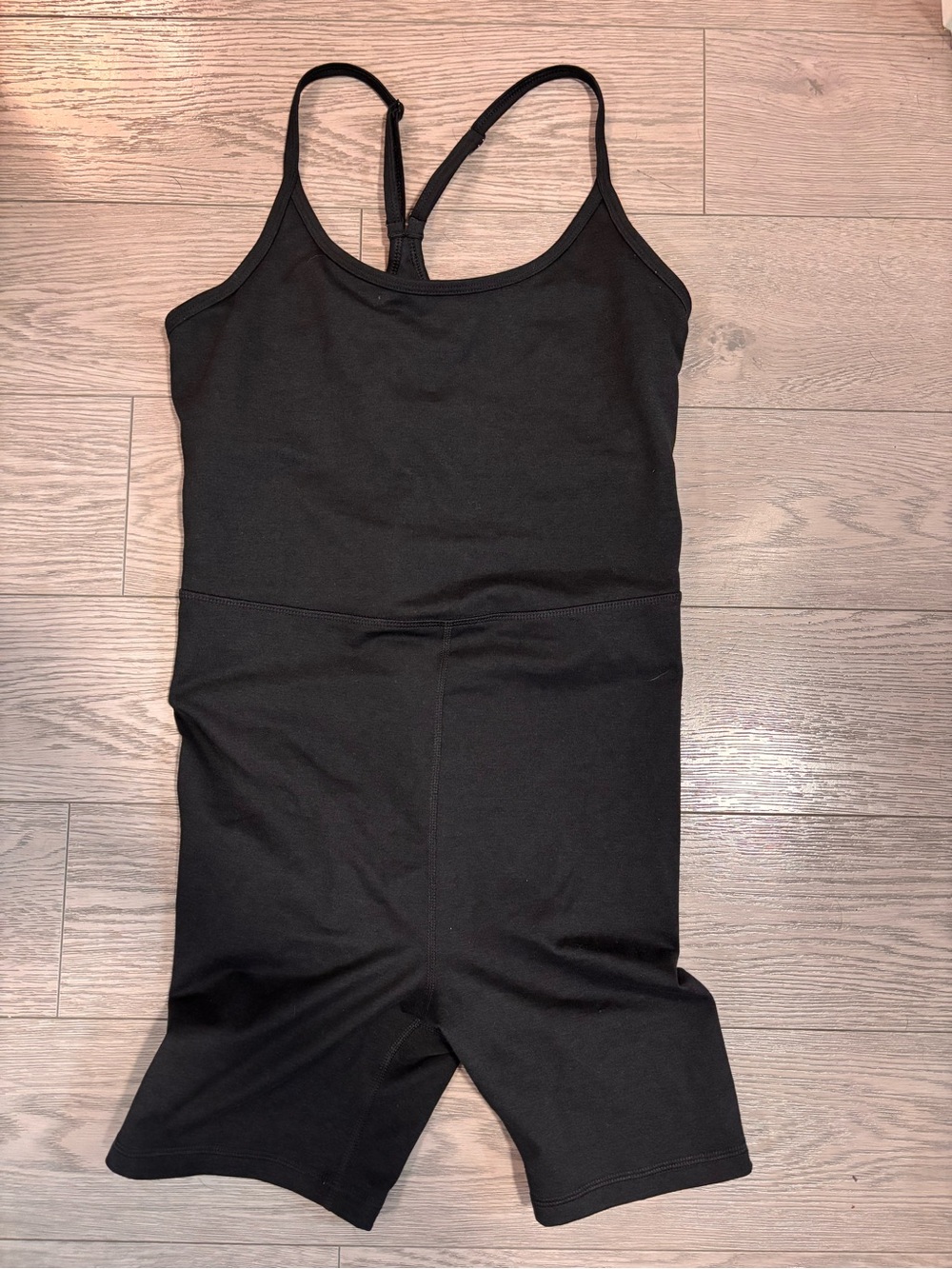 Women’s Black Athletic Romper from Old Navy